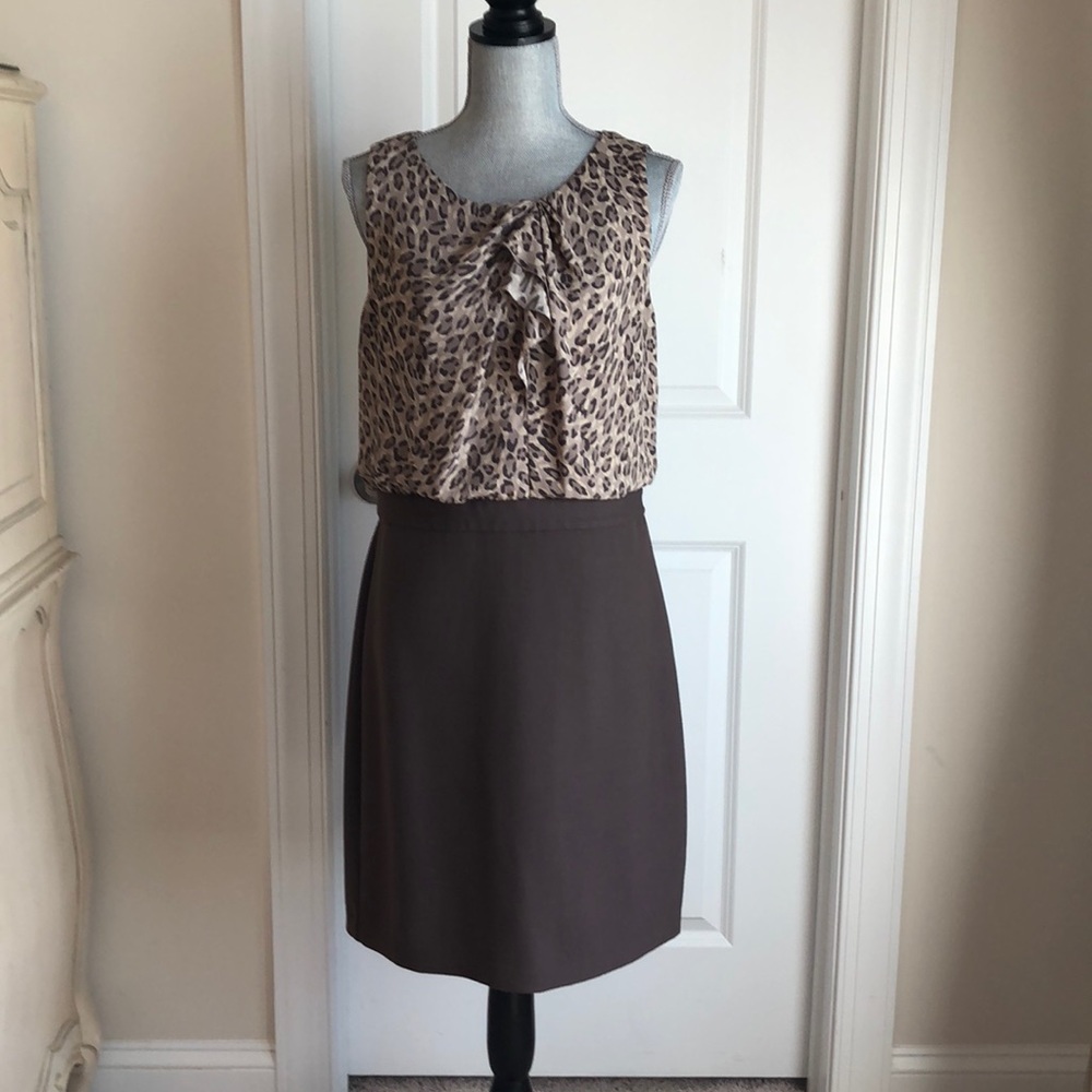 Leopard print dress